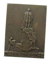 István Iván: Zalaegerszeg / László Csány sculpture