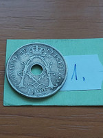 Belgium belgique 25 cemtimes 1922 copper-nickel, i. King Albert 1