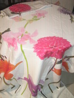 Beautiful floral cotton bedding set in vintage style