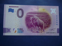 France 0 euro 2023 margeride bison! Rare commemorative paper money! Ouch!