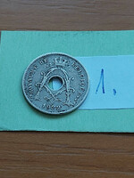 Belgium belgique 5 cemtimes 1922 copper-nickel, i. King Albert 1