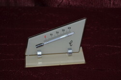 Retro asztali üveg hőmérő