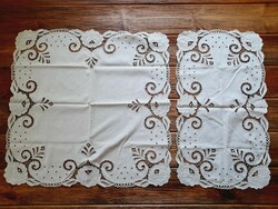 Tablecloths in pairs, 66 x 38 cm, 66 x 67 cm