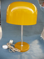 Vintage Sárga Dupla Izzős Asztali Lámpa