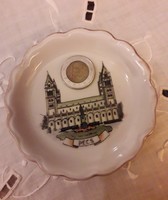 Aquincum - Pécs - small porcelain plate