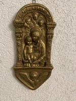 Very beautiful relief antique relief of Mary with little Jesus.