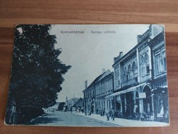 Gyulafehérvár, European hotel, from 1917, k.U.K. Stamping