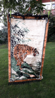Retro tiger wall protector, silky, soft material, Chinese