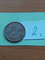 Finland 5 pence 1963 2