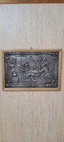 Tin wall decoration. Wall picture