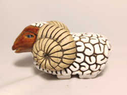 Art deco ceramic ram