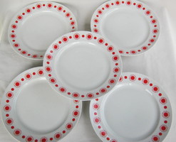 Alföldi porcelán Centrum Varia napocska mintás lapos tányér 5 db