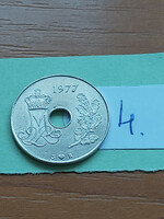 Denmark 25 öre 1977 copper-nickel, ii. Queen Margaret 4