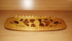 Retro wooden tray - 11.5*33.5 cm (29/d)