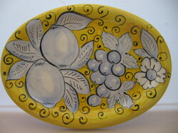 Tuscan ceramic bowl Burroni sienna