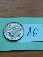 USA 10 CENT DIME 1970 / D,  Franklin D. Roosevelt, Réz-nikkel  16