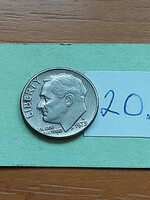 USA 10 CENT DIME 1973 / D,   Franklin D. Roosevelt, Réz-nikkel  20