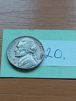 USA 5 CENT 1964 Thomas Jefferson, Réz-nikkel  20