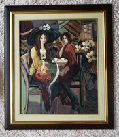 György Árkos painting for sale (juried)