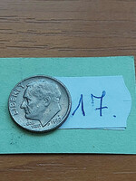 USA 10 CENT DIME 1980 / P,  Franklin D. Roosevelt, Réz-nikkel  17