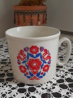 Zsolnay folk motif retro mug