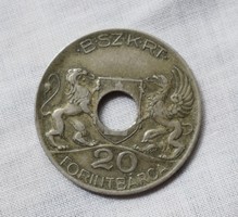 Bszkrt budapest székesfővárosi transport rt. , 20 HUF bars, coins, money