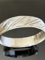Antique solid silver bracelet (handmade)