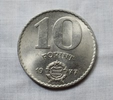 10 Forint , 1977 , pénz , érme , Magyar Népköztársaság