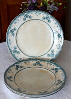 Rarity! Antique English earthenware, ford & sons, burslem  flat plates,belmont decor, per piece