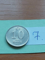 Turkey 10 kurus 2005 copper-zinc-nickel 7