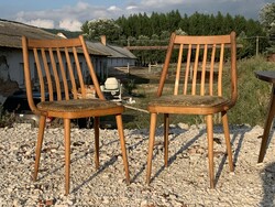 Retro Gabriel Frigyes chairs, 2 bent, rarer types