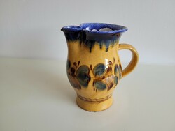 2 Liter folk floral ceramic wine jug jug water jug