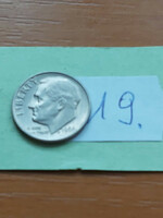 Usa 10 cent dime 1966 franklin d. Roosevelt, copper-nickel 19