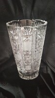 Large lead crystal vase