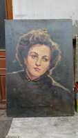 Painting - female portrait