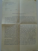 Za276.20 Letter written by Bishop Dr. József Pétery of Váci 1944 János Antal s.S. To the Provincial Chief