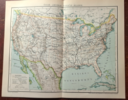 "Észak-Amerikai Egyesült Államok" melléklet a Pallas lexikonból