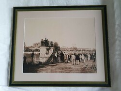 Régi Budapest - Lóverseny pálya - retro kép - eredeti fotóról nagyítva