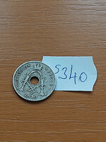 Belgium belgie 5 cemtimes 1920 copper-nickel, i. King Albert s340