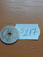 Belgium belgie 5 cemtimes 1904 copper-nickel, ii. King Leopold s217