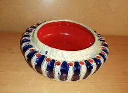 Pesthidegkút artisan ceramic bowl - dia. 26 cm (29/d)