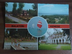 Régi képeslap,Balatonkenese