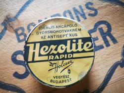 Hezolite shaving cream box