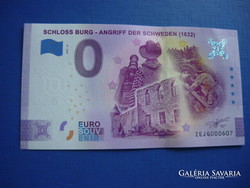 Belgium 0 euro 2020 Swedish attack! Rare commemorative paper money! Ouch!