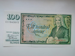 Izland 100 krone 1981 UNC Ritka!