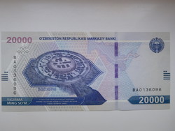 Üzbegisztán 20000 som 2012 UNC