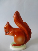 Hollóházi porcelán mókus