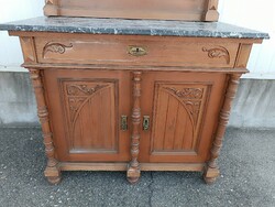 German commode with marble top