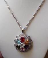 Beautiful rhinestone necklace