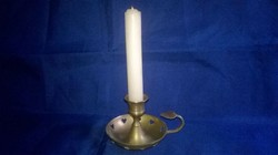 Table or walking copper candle holder 17.